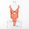 Cryptographic hot sale sheer lace bodysuit women backless transparent mesh bow sexy jumpsuit 2019 catsuit straps bodysuits thong