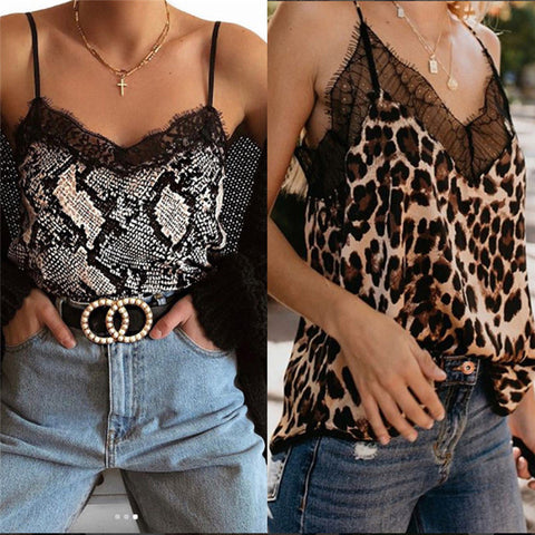 2019 Fashion Women Printed Top Blouse Shirts Lady Casual Sleeveless Lace Blouses Summer Blusas Femininas