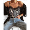 2019 Fashion Women Printed Top Blouse Shirts Lady Casual Sleeveless Lace Blouses Summer Blusas Femininas