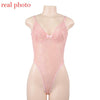 Cryptographic hot sale sheer lace bodysuit women backless transparent mesh bow sexy jumpsuit 2019 catsuit straps bodysuits thong